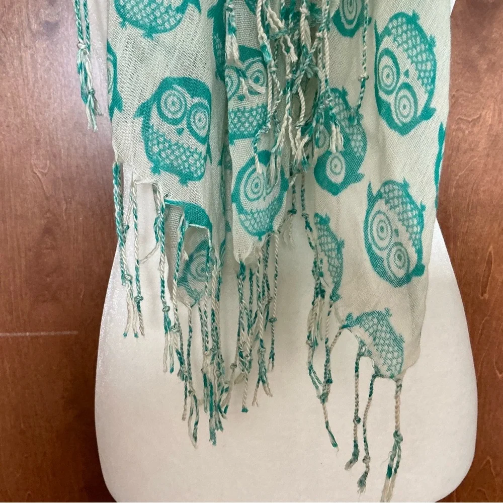 Owl Print Scarf